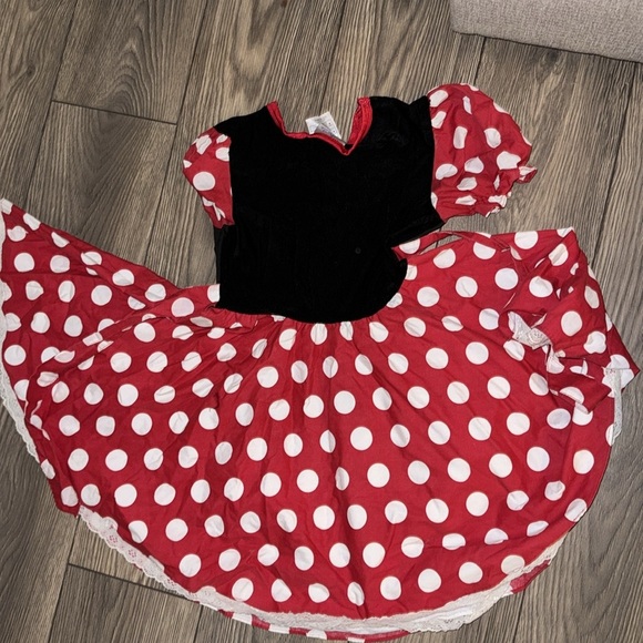 Walt Disney Studios Kids Minnie Mouse Dress, medium Kids, Like New Condition - Picture 5 of 11